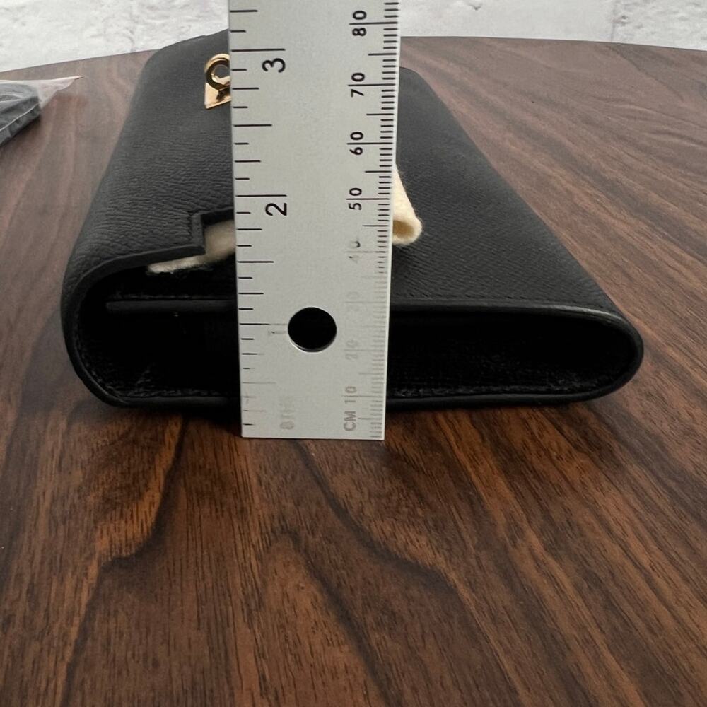 Hermes Womens OS Quiet Luxury Old Money Minimalist Chic Kelly Long Wallet Clutch - Picture 14 of 14